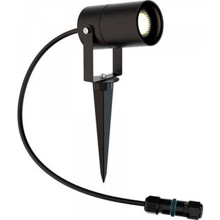 Maytoni Scope spot med jordspyd, sort, aluminium, IP65