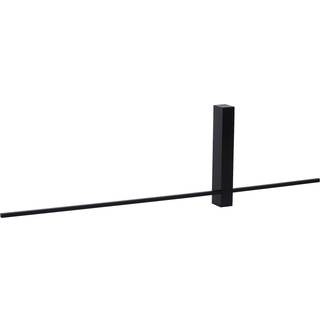 LED-væglampe Segin, højde 60 cm, 6W, sort, aluminium