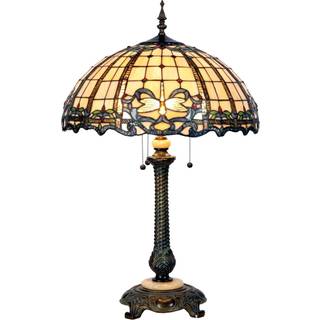 Fantastisk bordlampe Atlantis, Tiffany-design