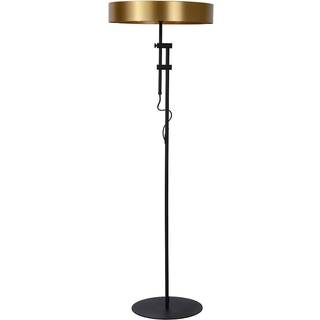 Giada standerlampe med flad gylden skærm