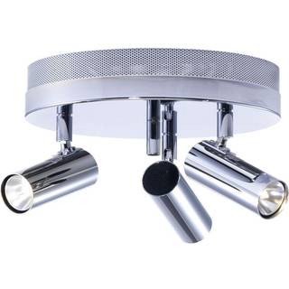 Loftslampe Puck 3, Farve Krom