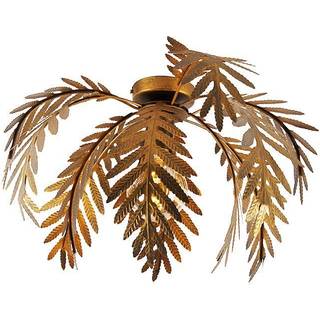 Vintage loftslampe guld 45 cm rund - Botanica