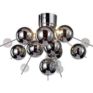 Futuristisk loftslampe Wakusei, krom