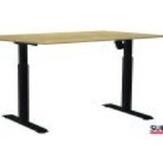 Sun-Flex Easydesk VI hæve-sænkebord 120x80cm birk med sort stel