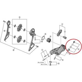 Kabeljusteringsbolt Shimano Ultegra R8000 Bagskifter