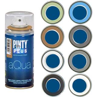 Pintyplus Aqua Mini Spray Paint - Art Set med 8 vandbaserede 4,2 oz dåser. Ultra mat finish. Perfekt til kunst og håndværk. Arbejder på plastik m