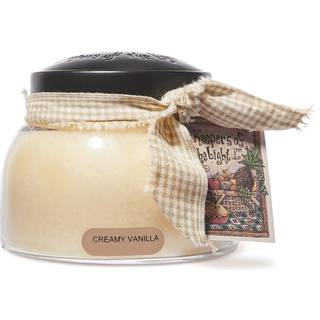En munter giver cremet vaniljemamma jar stearinlys 22 ounce