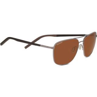 Serengeti Spello Polarized 8799 58 Solbriller Mænd Silver - Silver - 58mm
