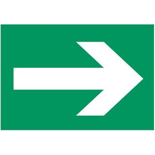 Pil - Plast, flugtvejsskilt, henvisningsskilt