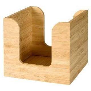 DUNI JOY SERVIETDISPENSER BAMBOO 11x11x 10 cm 4 stk (192749)