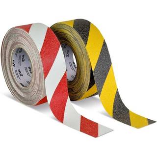 Thamus skridsik. advarselstape 25mmx18,3 gul/sort TAWARL-YB25