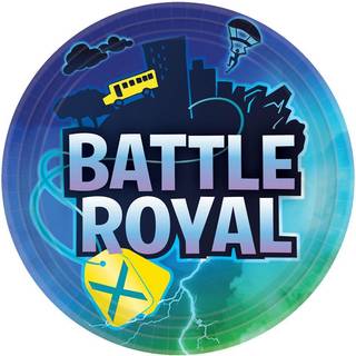 Battle Royal paptallerkner 8 stk.