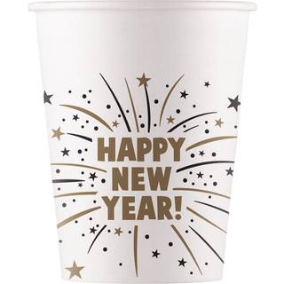 Happy New Year krus, 8 stk