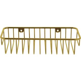 Geyser trådhylde mat guld 25 × 12 × 5,5 cm