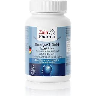 Omega-3 Gold - Hjerneudgave, 1000mg - 30 kapsler