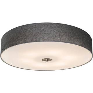 Rustik loftslampe grå 70 cm - Drum Jute