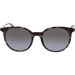 Calvin Klein Kvinde CK3208S 037 Solbriller Acetat Sort Grå Rund Normal Skygge