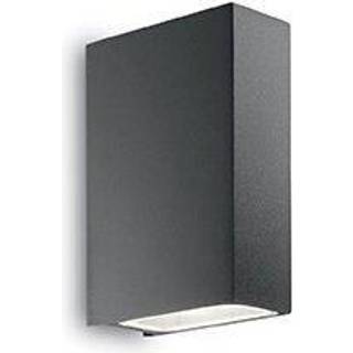 Ideal Lux udendørs væglampe Tetris-2, antracit, aluminium