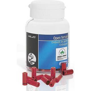 XLC endestop for yderkabel 5 mm rød 10 stk