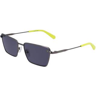 Calvin Klein Jeans CKJ22217S 017 58 Solbriller Mænd Grå - Dark Ruthenium Grey - 58mm