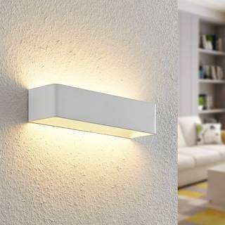 Arcchio LED-væglampe Karam, 37 cm, hvid, metal, op/ned