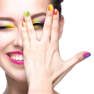 Unge negle akrylhastighed pulver hvid 45 gram