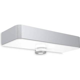 STEINEL LED-væglampe XSolar SOL-O S, sølv, sensor