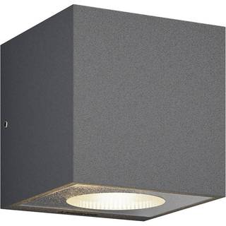 Arcchio udendørs LED-væglampe Tassnim, 12 cm, antracit, IP65