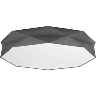 Loftlampe Kantoor New, Ø 88 cm, grå