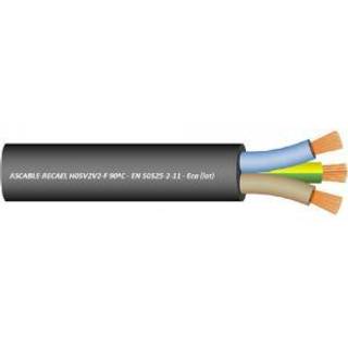 Downlight kabler 3G1,5 - 90°C - 50 meter rulle - Meter pris - Hvid