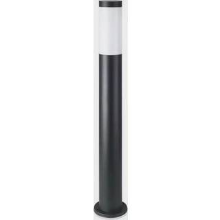 V-Tac grå havelampe, rustfri - 80 cm, IP44 udendørs, E27 fatning, uden lyskilde