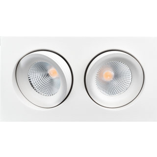 SG ARMATUREN A/S Junistar Lux Square 2XHvid 3000K