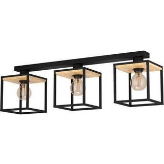 EGLO LIBERTAD LOFT E27 SORT/TRÆ