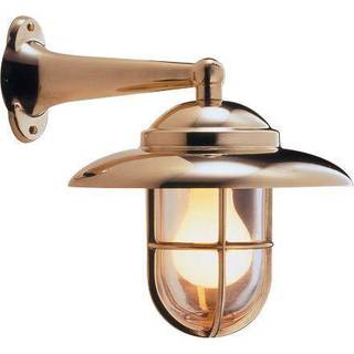 Skotlampe Foresti &amp; Suardi, Ø220 mm, 12 / 24 / 220 V, messing, med klart glas