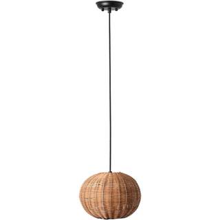Haka pendellampe med rattan-skærm, Ø 25 cm