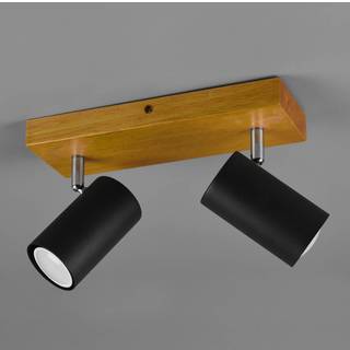 Marley loftspot, mat sort, 2 lyskilder