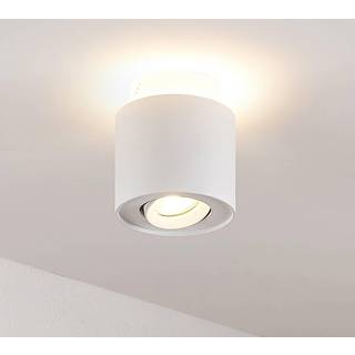Arcchio loftlampe Walisa, Ø 10 cm, hvid, metal, GU10