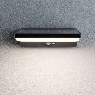Paulmann LED solcelle-væglampe Ronas, sensor, dybde 25