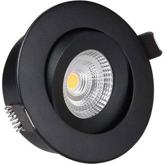 Indbygningsspot - Downlight Tilt - 2700K - Sort - Antidark