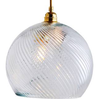 EBB & FLOW Rowan hængelampe guld/krystal Ø 28 cm
