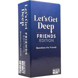 Let's Get Deep: Friends Edition av Relatable Fun Group Card Game for Game Night Perfekt för festspel med vänner innehåller 400 frågekort Tre allt