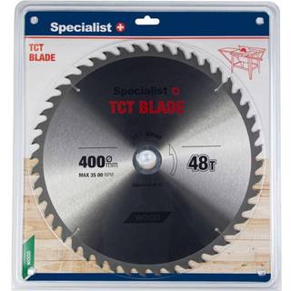 Rundsavsklinge til træ Specialist Wood; 400x2,2x50 mm; Z48