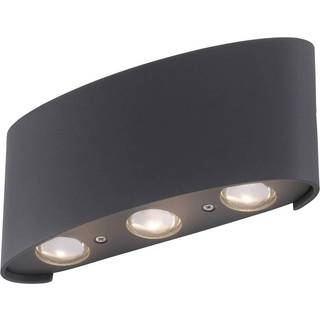 Paul Neuhaus udendørs LED-væglampe Carlo, 17 cm, 6 lyskilder, IP54