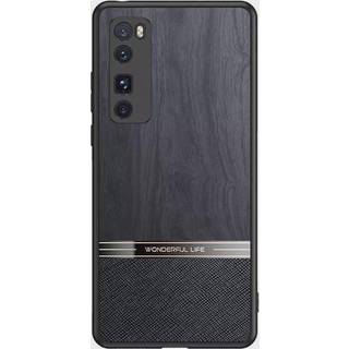 Stødsikkert mobilcover med træmotiv til Huawei nova 7 Pro 5G