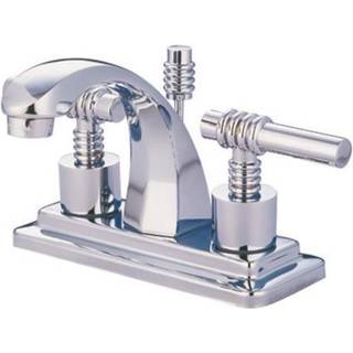 Kingston Brass KS4641ML 4 in. CentreSet badev?relse vandhane poleret krom