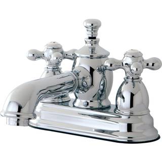 Kingston Brass KS7001AX 4 in. CentreSet badev?relse vandhane poleret krom