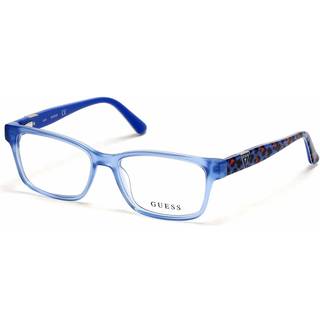 Guess GU9201 090 49 Briller Mænd Blue - Transparent Blue - 49mm