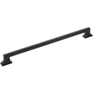 Belwith-Keeler B077465-MB Brownstone Collection Pull 12 tum centrum till mittmatt svart finish