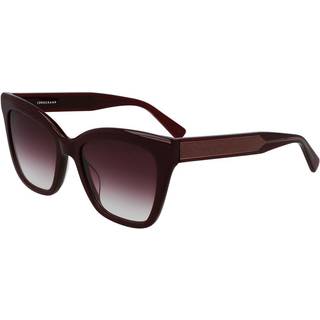 LONGCHAMP Kvinde LO699S 601 Solbriller Plast Bordeaux Rød Sommerfugl Skygge