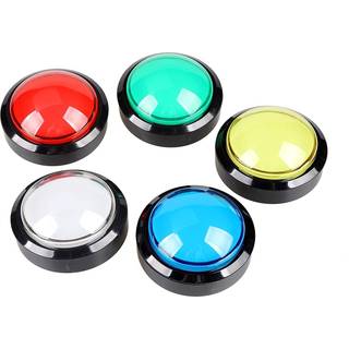 OCHNO 4 Switch LED-buttons | for integration in 8 mm hole | Sort | 1,5m